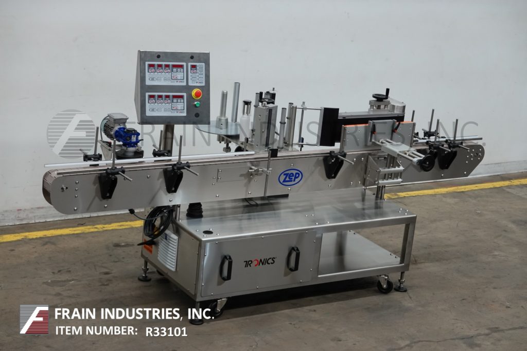 Tronics #S30, Stainless Steel, open frame, stepper motor, pressure sensitive, wrap labeler rated from - Image 1