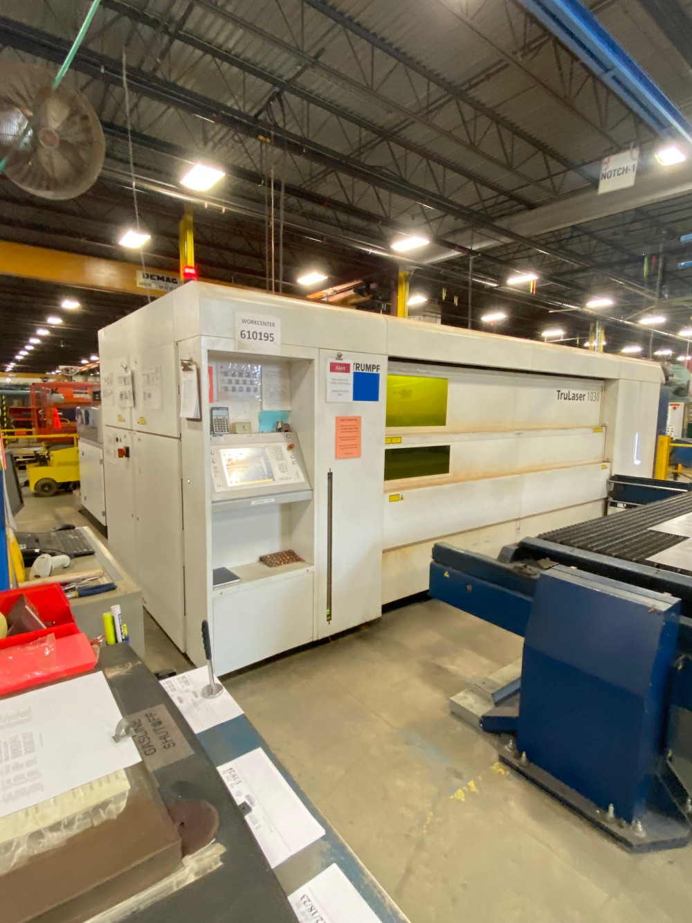 Trumpf #TruLaser-1030, 2000 watt fiber laser, 5' x 10', Trudisk 2001 Solid State Fiber oscillator, 2012 - Image 3
