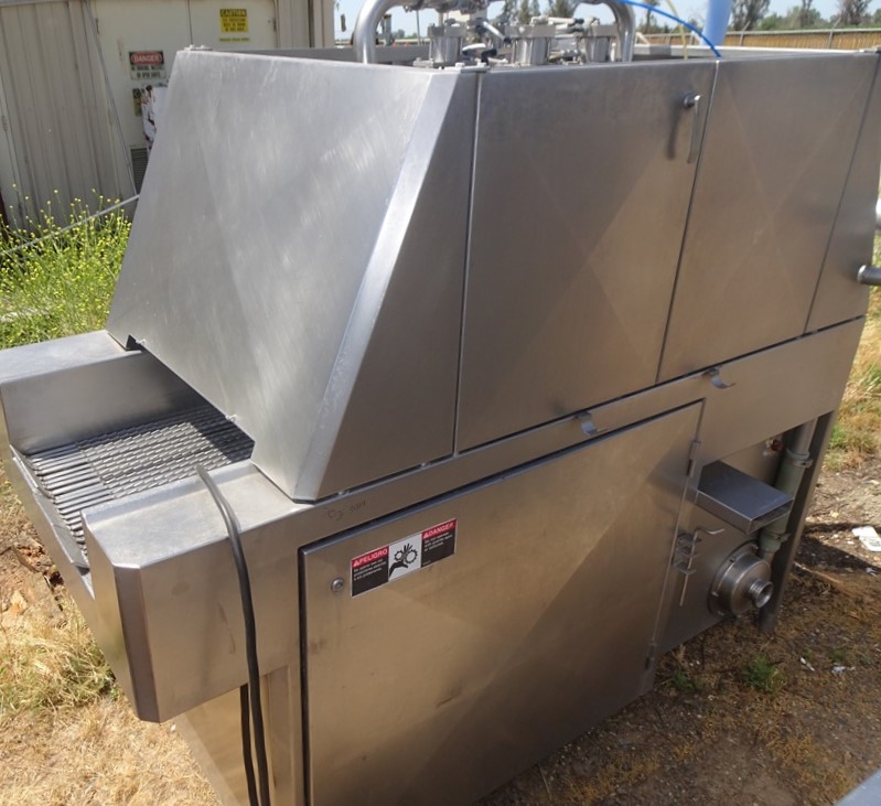 Brine Needle Injector, 25" width feed w/(25) bottom rows, 88" L table/conveyor, two sections w/(6) rows of - Image 1