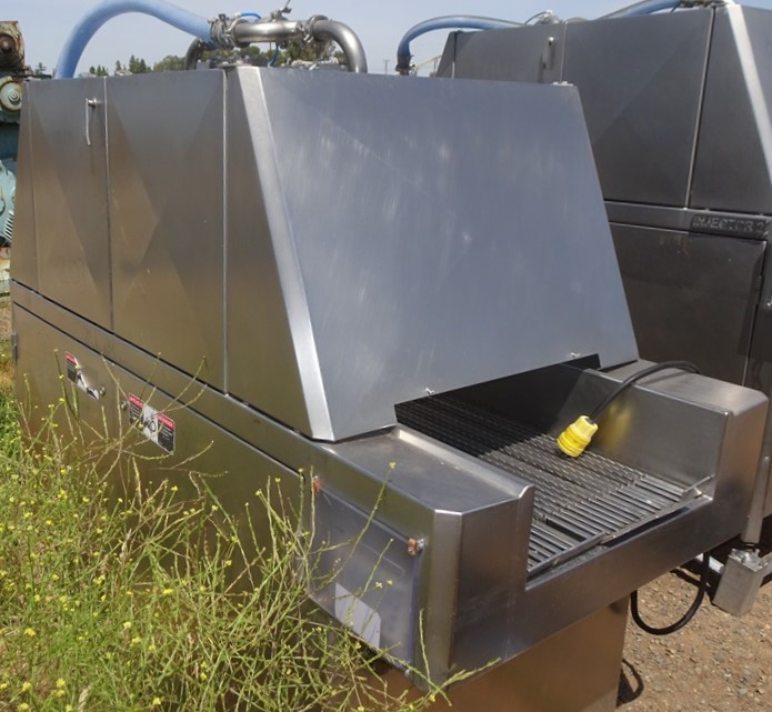 Brine Needle Injector, 25" width feed w/(25) bottom rows, 88" L table/conveyor, two sections w/(6) rows of - Image 3