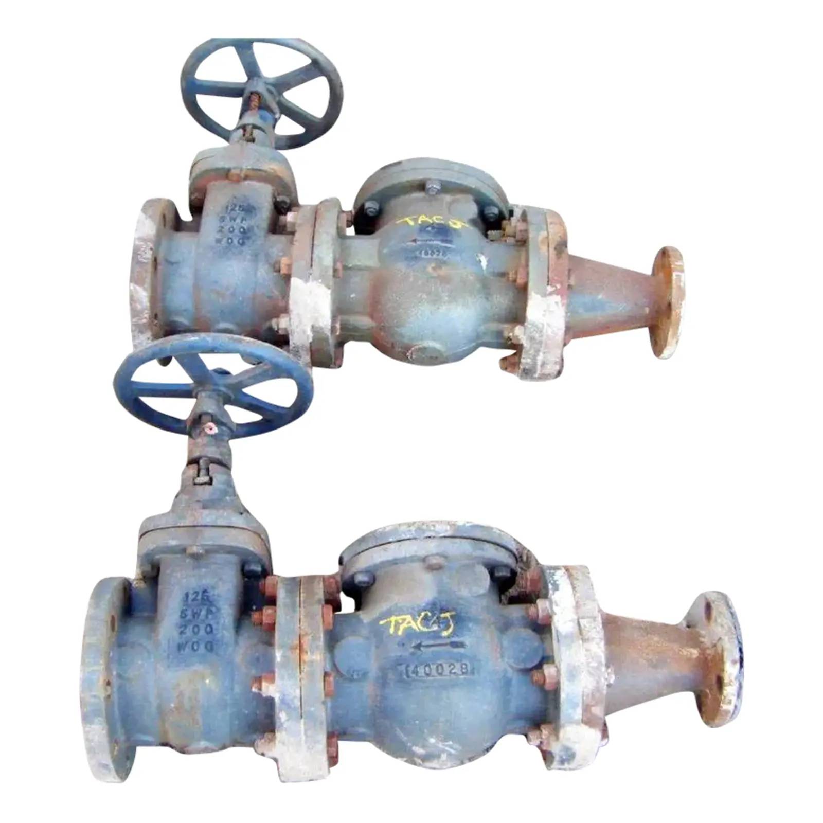 4" Gate Valve - 4" Check Valve - 4" to 2" Reducer - Image 1