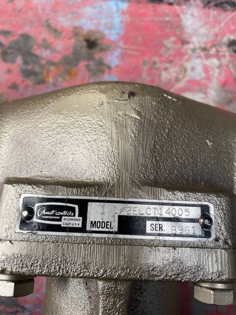 1-1/2" NPT Amot Controls 1-1/2ELCT14005 Cast Iron Valve - Image 8