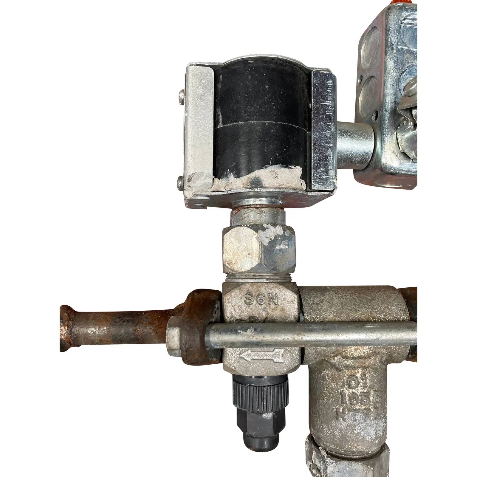3/16" (5mm Parker S6N Refrigerant Solenoid with RSF Strainer - Image 2