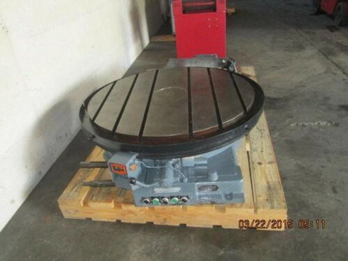 42" Lucas precision motorized rotary table with CNC connectors - Image 2
