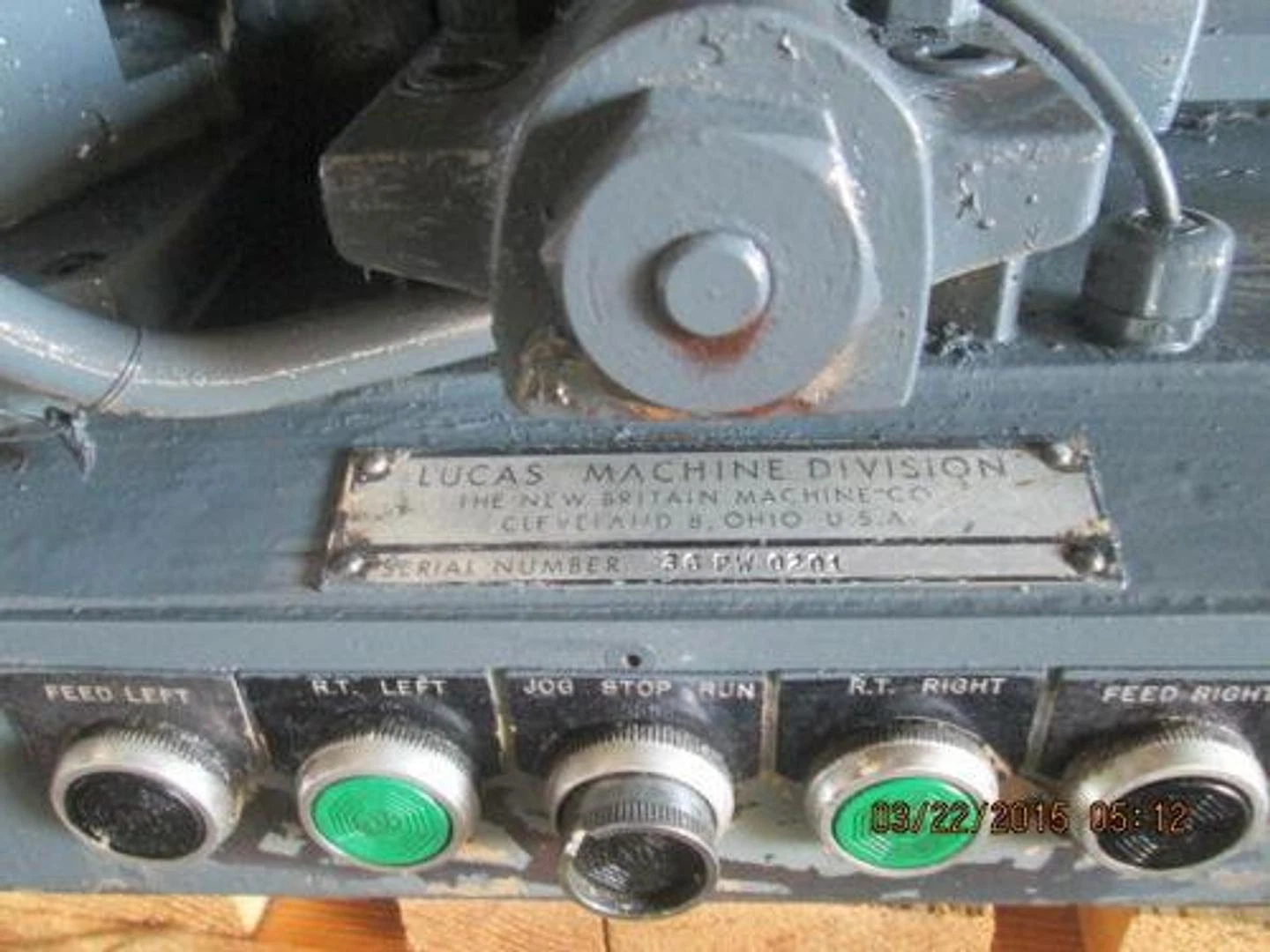 42" Lucas precision motorized rotary table with CNC connectors - Image 7