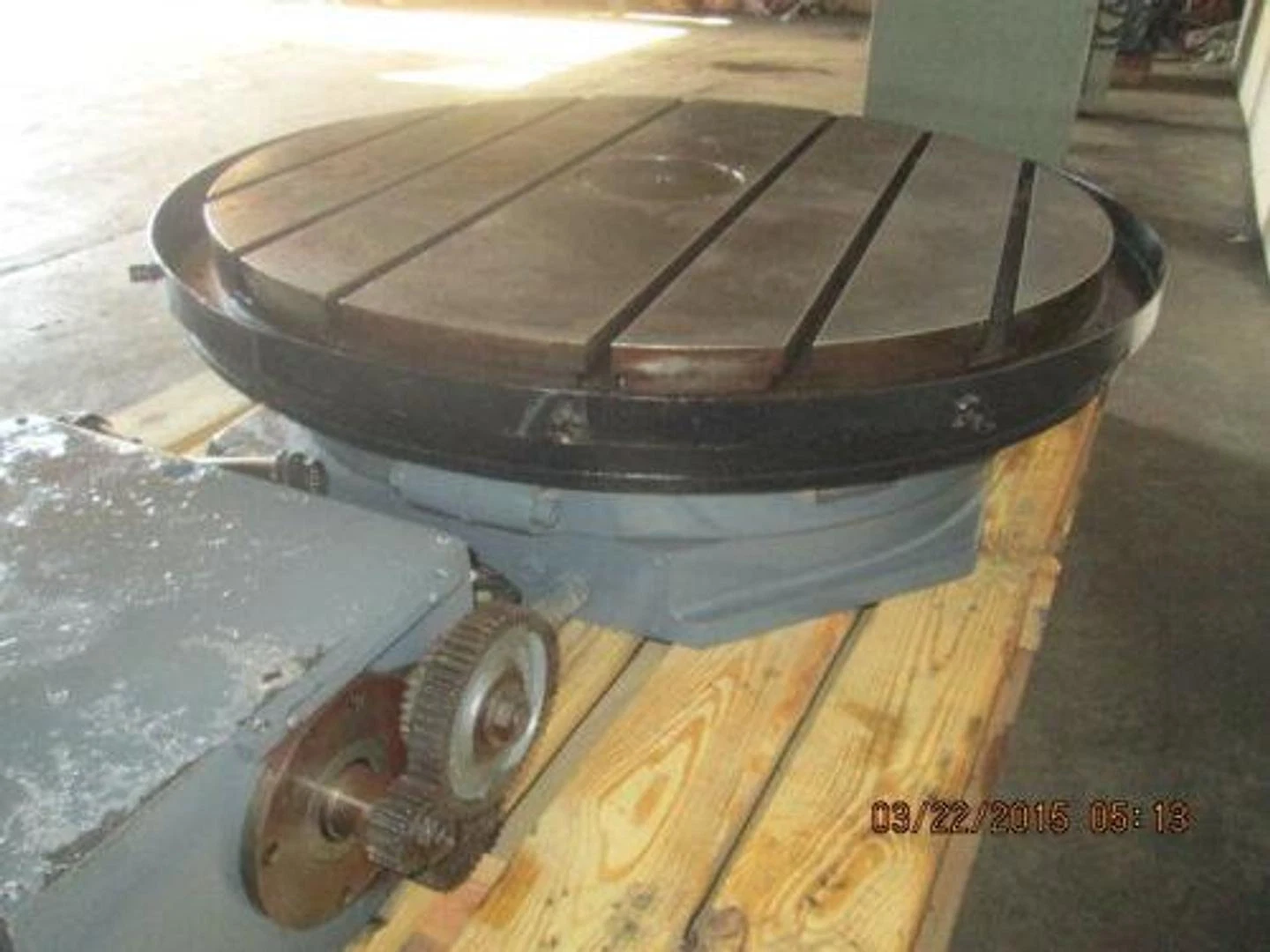 42" Lucas precision motorized rotary table with CNC connectors - Image 9