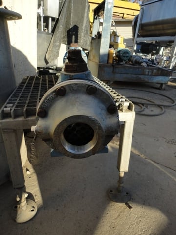 20 sq.ft., Shell & tube heat exchanger, Stainless Steel, 2-pass, (80) 5/16" dia x 36" long tubes - Image 3