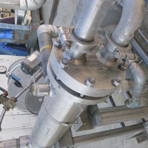 150 psig, Enerquip, Stainless Steel shell & tube heat exchanger, heat transfer pump skid, (4) pumps, 2013 - Image 5