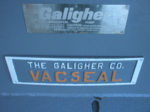 3500 GPM @ 75' TDH, Galigher Vacseal #12VRA200, rubber lined centrifugal pump, 125 HP - Image 7