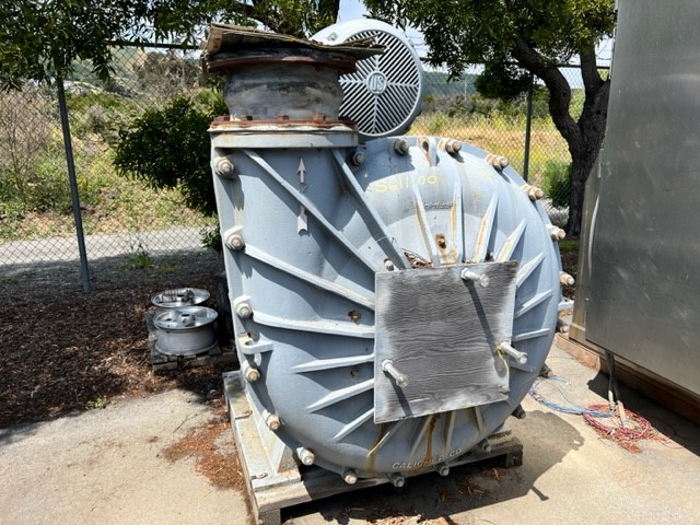 3500 GPM @ 75' TDH, Galigher Vacseal #12VRA200, rubber lined centrifugal pump, 125 HP - Image 9