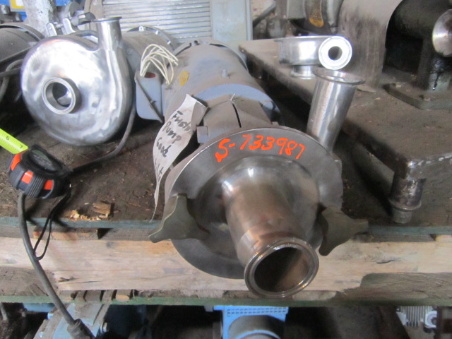 50-120 GPM @ 30'-95 TDH, Fristam #FPX712-120, sanitary centrifugal pump, 2 HP, 2" inlet, 1-1/4" outlet - Image 2