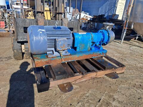 150 GPM, Goulds #SShut Height, 316 Stainless Steel centrifugal pump, 25 HP, 3-1/8" inlet, 2-1/2" outlet - Image 1