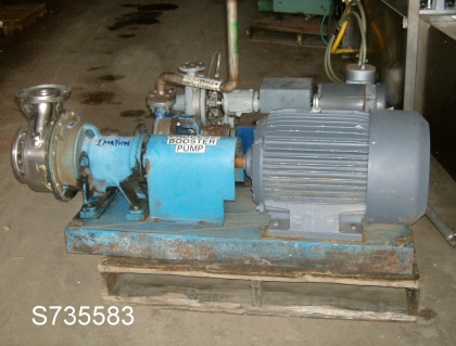 150 GPM, Goulds #SShut Height, 316 Stainless Steel centrifugal pump, 25 HP, 3-1/8" inlet, 2-1/2" outlet - Image 8