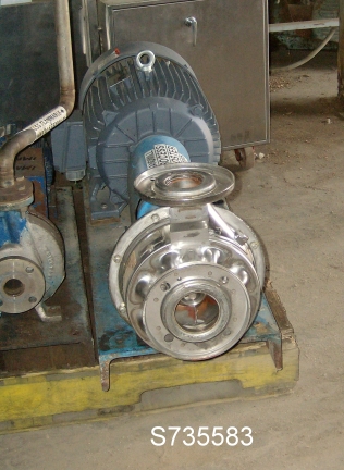 150 GPM, Goulds #SShut Height, 316 Stainless Steel centrifugal pump, 25 HP, 3-1/8" inlet, 2-1/2" outlet - Image 9