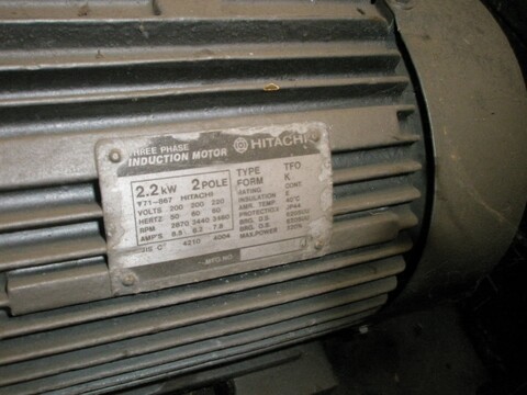 Stainless Steel centrifugal pump, 3 HP, 1-3/4" inlet, 1-3/4" outlet, portable - Image 3