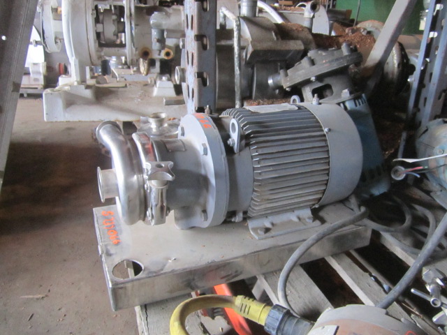 Cherry Burrell #VAHE-F, centrifugla pump, 5 HP, 3" inlet, 2" outlet, 5" impeller - Image 1