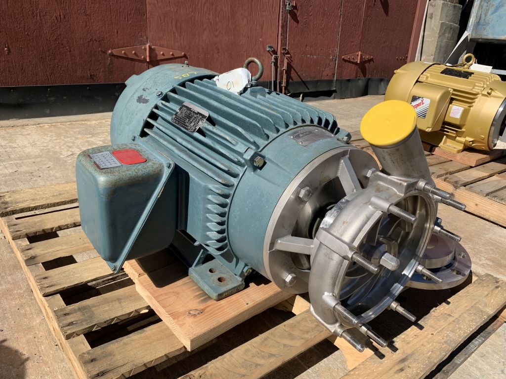 AMPCO #LHV550-280, 316 Stainless Steel centrifugal pump, 50 HP, 2.5" inlet, 3" outlet, 10" impeller, unused - Image 3