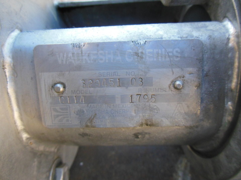 74 GPM, Waukesha #C114, Stainless Steel centrifugal pump, 1 HP, 1.5" inlet, 1.5" outlet - Image 6
