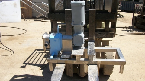 55 GPM, APV #3RU, Staionless Steel positive displacement pump, 1 HP, 1.5" inlet/outlet - Image 2