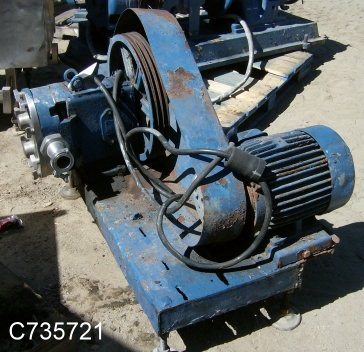 Stainless Steel positive displacement pump, 7.5 HP, 2" inlet/outet - Image 2