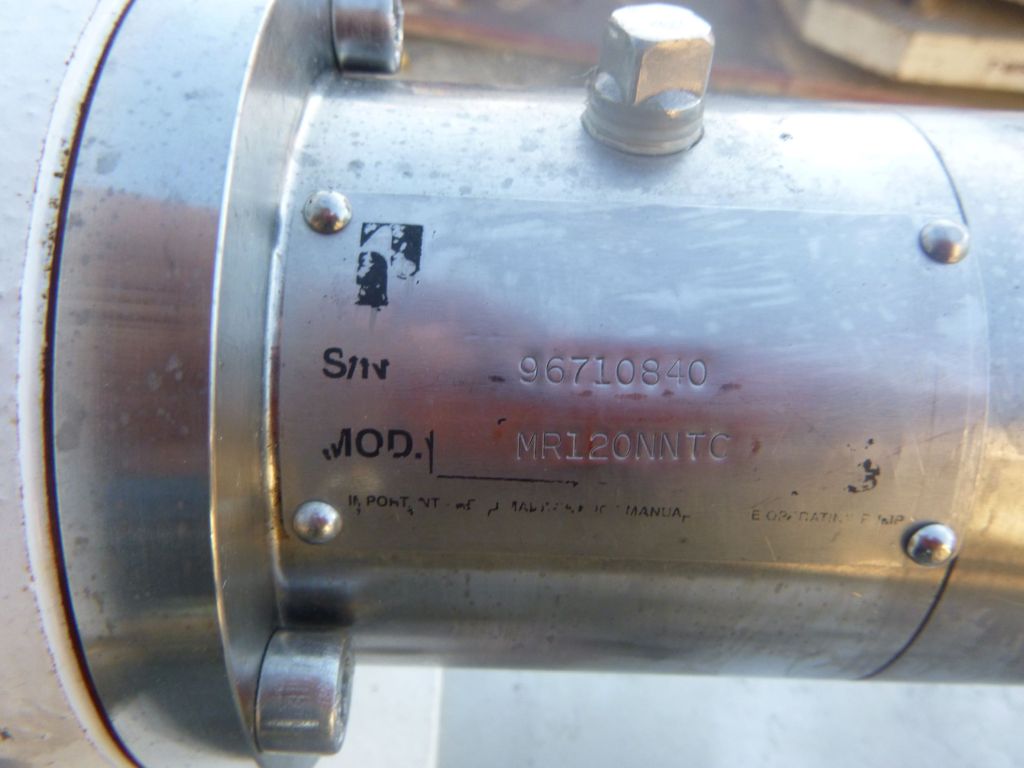 13 GPM, Sine #MR120NNTC, Stainless Steel positive displacement pump, 2 HP, 2" inlet/outlet - Image 9