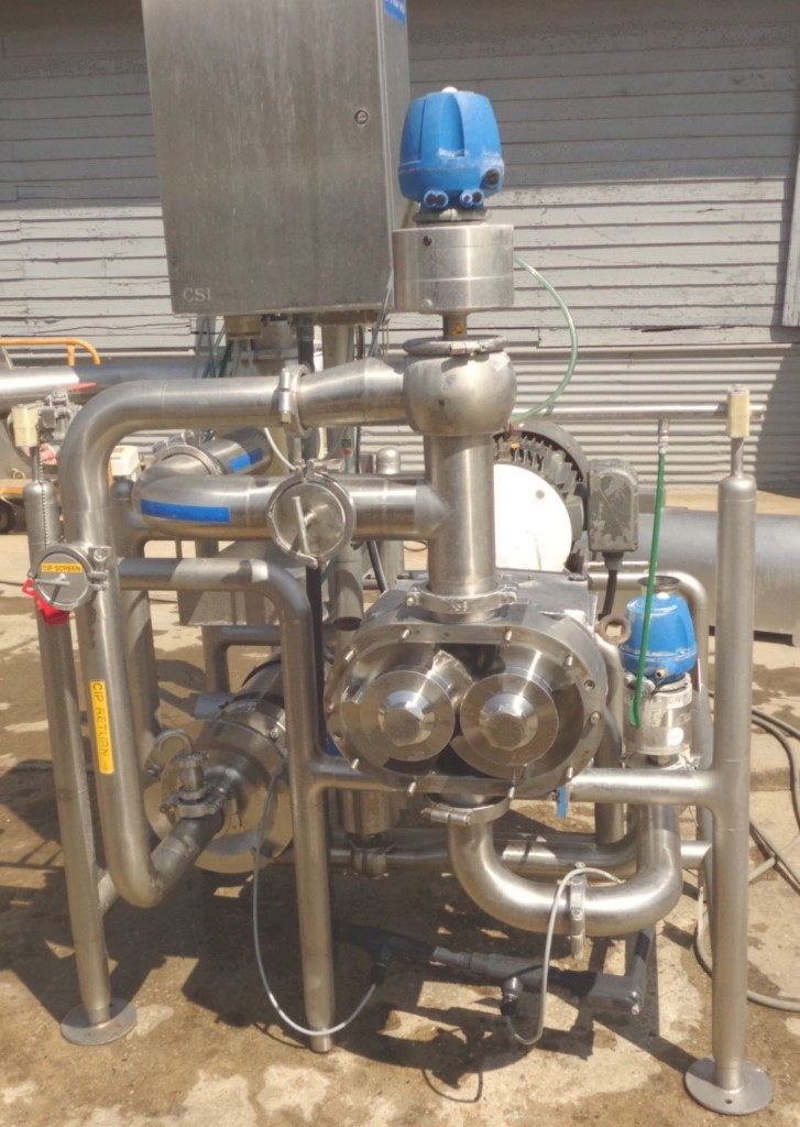 310 GPM, Waukesha #220U2C, pump transfer station, 316 Stainless Steel, 30 HP, 4" inlet/outlet - Image 2