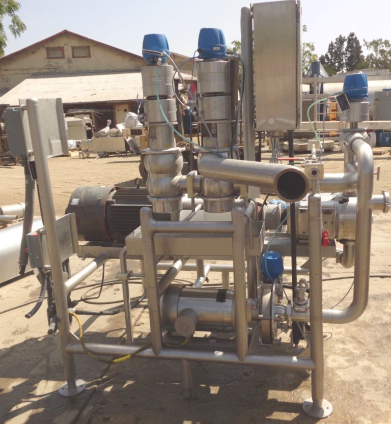 310 GPM, Waukesha #220U2C, pump transfer station, 316 Stainless Steel, 30 HP, 4" inlet/outlet - Image 3