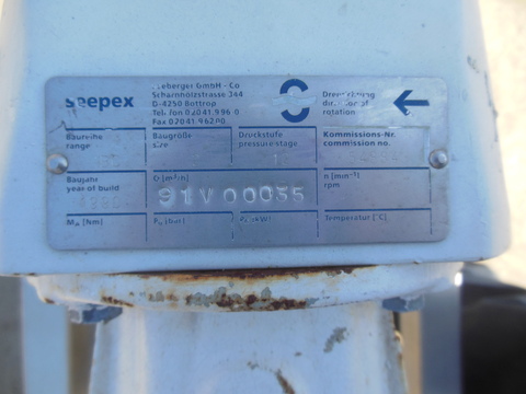2.5" inlet x 2" outlet, Moyno Seepex, Stainless Steel progressive cavity pump, less motor, 1990 - Image 5