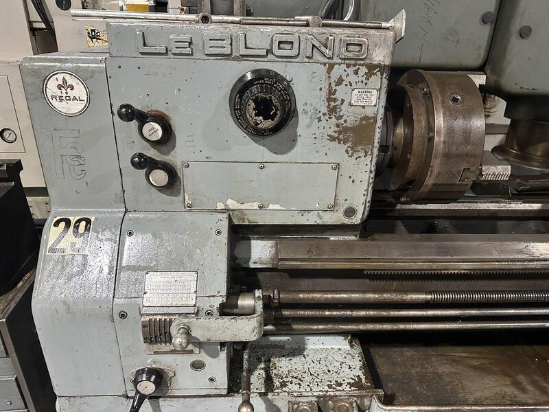 20" x 80" LeBlond #Regal, 12" chuck, 1.75" spindle bore, quick change toolpost, taper turning attach - Image 8