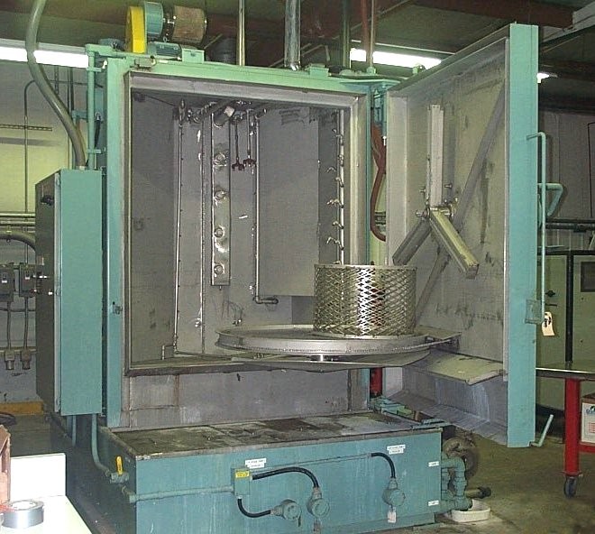 Proceco #HD, turntable parts washer, Stainless Steel - Image 1