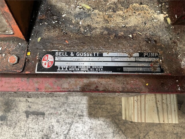 180 GPM, Bell & Gossett #Series-1510, water pump, 25 HP, 3530 RPM - Image 3