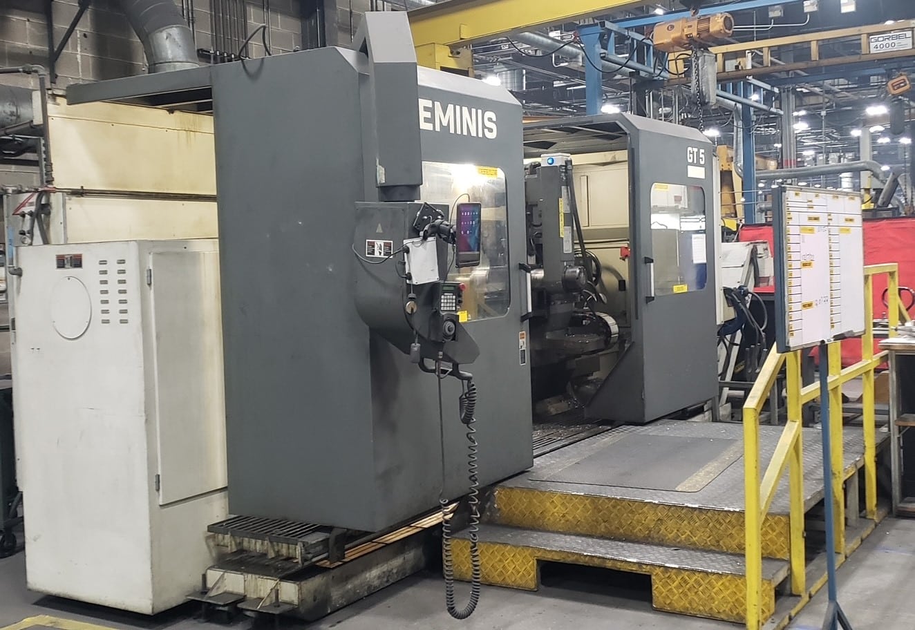 Geminis #GT5-G2, flat bed CNC lathe w/Y-Axis, Fanuc Control, 576" swing, 78" cc, 4" bar, 40" chuck, 2013 - Image 1