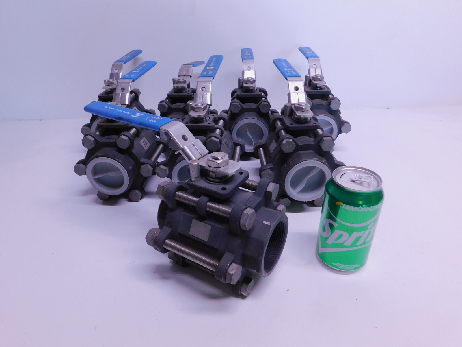 2" Trueline, ball valve, 1500 WOG threaded, WCB Body N652 front back NEW (8 in lot) - Image 4