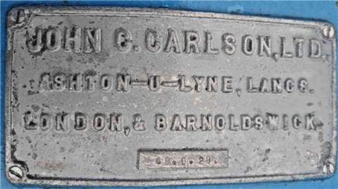 23" x 24" John Carlston Ltd, Stainless Steel plate & frame filter - Image 3