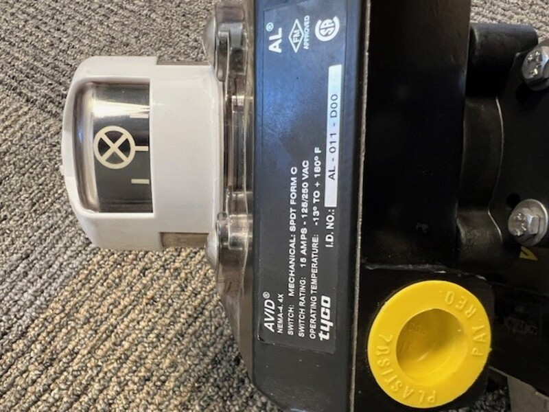 1/2" Keystone #79U-003U-A060-A00, pneumatic actuator, valve & switch - Image 4