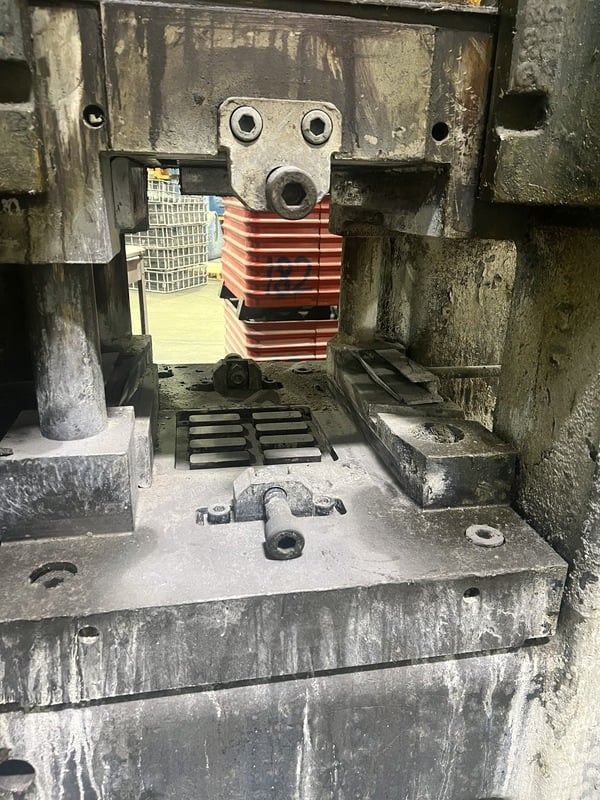1000 Ton, National #Maxi-Press, forging press, 10" stroke, 32" x 45" bed, 75 SPM, 18" windows, Cieco PLC Plus - Image 5