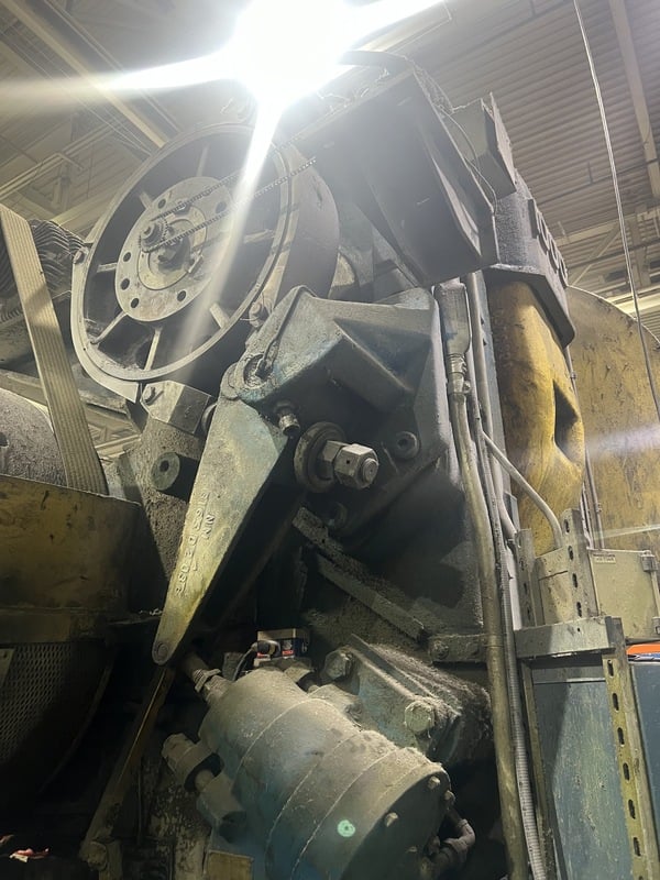 1000 Ton, National #Maxi-Press, forging press, 10" stroke, 32" x 45" bed, 75 SPM, 18" windows, Cieco PLC Plus - Image 8