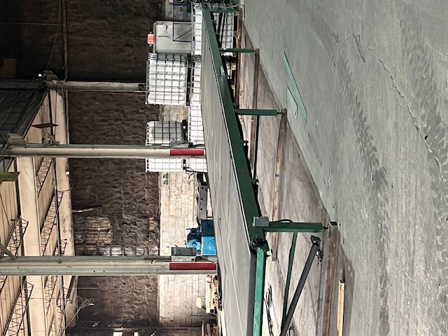 96" wide x 44' long, Belt Conveyor, variable speed, 2 HP, 480 V. - Image 1
