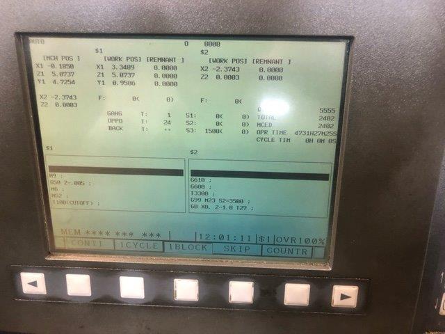 Citizen #K16VIIP, CNC swiss type lathe, .63" diameter, 7.87" length, Fanuc FS31i, LNS Express 220 magazine - Image 3
