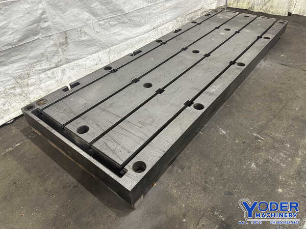 144" x 48" x 7", Midland Ross, T-slotted floor plates, cast iron - Image 1