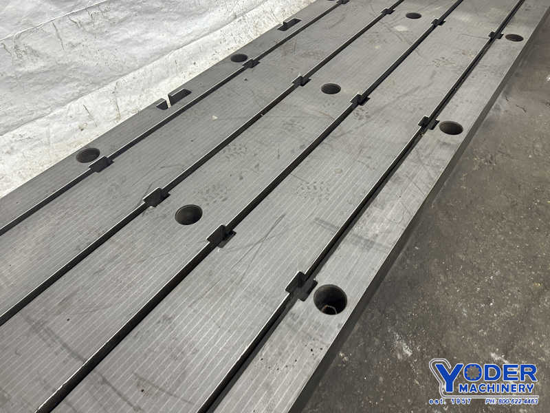 144" x 48" x 7", Midland Ross, T-slotted floor plates, cast iron - Image 5
