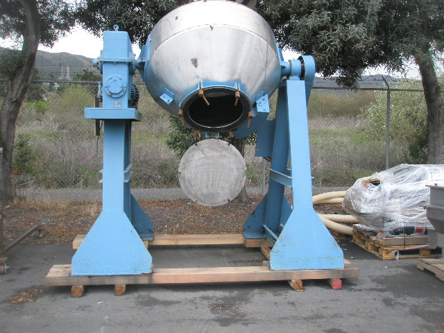 40 cu.ft. Gemco #Type-400, Conical Mixer, Stainless Steel, 7 HP, 24" opening, 10" outlet - Image 1