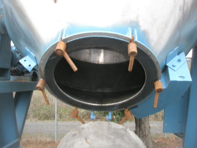 40 cu.ft. Gemco #Type-400, Conical Mixer, Stainless Steel, 7 HP, 24" opening, 10" outlet - Image 3