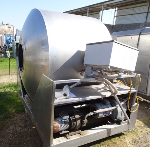 Variovak, Vacuum Tumble Mixer, 2000 lb., 65" dia. x 48" straight side, 19" opening, 5 HP - Image 2
