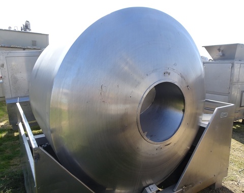 Variovak, Vacuum Tumble Mixer, 2000 lb., 65" dia. x 48" straight side, 19" opening, 5 HP - Image 3