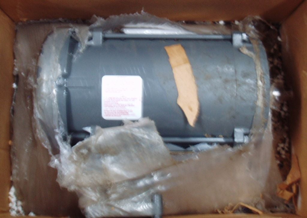 1.5 HP 3450 RPM Baldor #VM7018T, Frame 143TC, Motor Drive, 208-230/460//190/260 Volts - Image 3