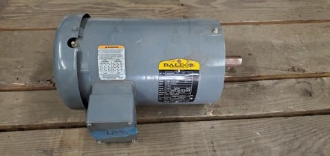 3 HP 3450 RPM Baldor #VM3559T, 145TC Frame, 208-230/460V - Image 2