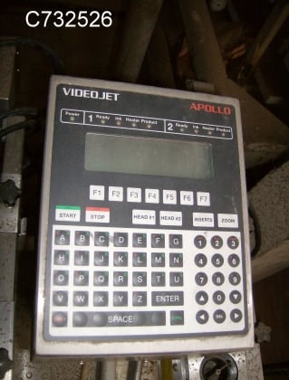 Videojet #Apollo-II, Inkjet Marking Machine, .16"-1.9" character H, 1999 - Image 6