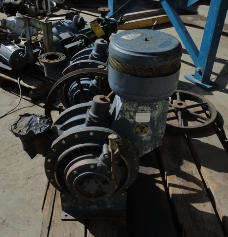 14" x 12" Welch, Rotary Vane Vacuum Pump, 2 stage, 150 HP - Image 6