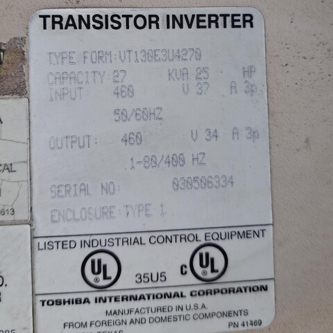 Toshiba International Corporation International Corporation, Double Fan Fluid Cooler, (2) 30" diameter Fans - Image 6